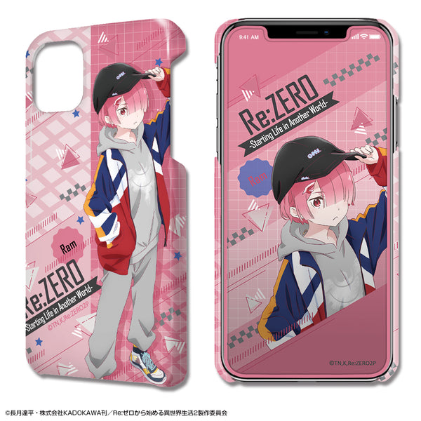 『Re:ゼロから始める異世界生活』デザジャケット Ver.3 iPhone 12/12 Proケース&保護シート デザイン03(ラム)